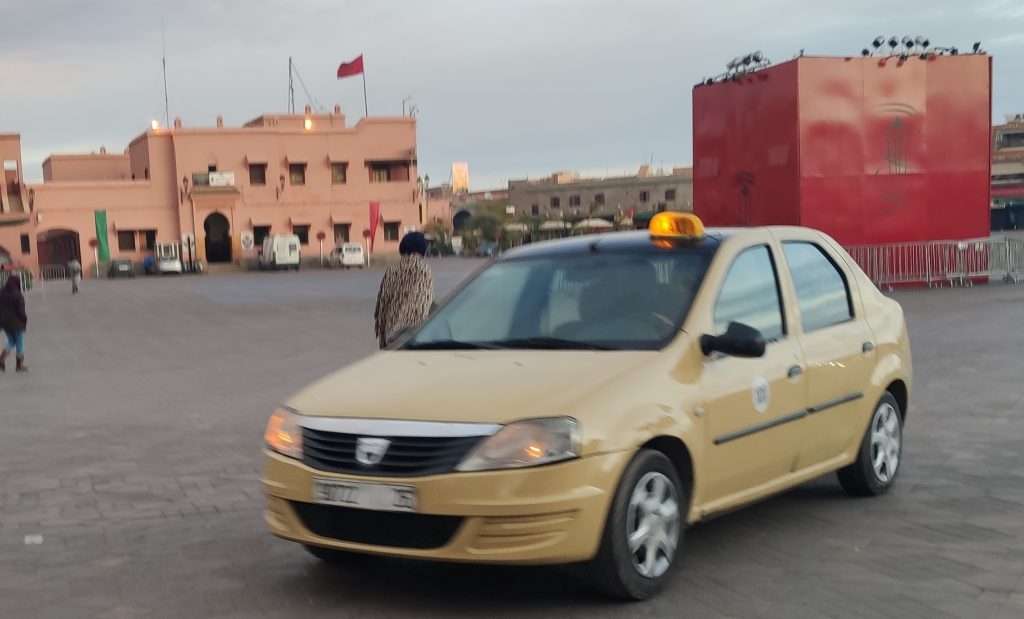 Taxi en marrakech